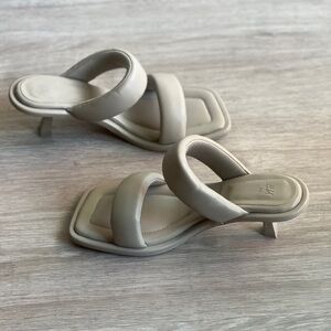 “H&M” Faux Leather Grey sandals